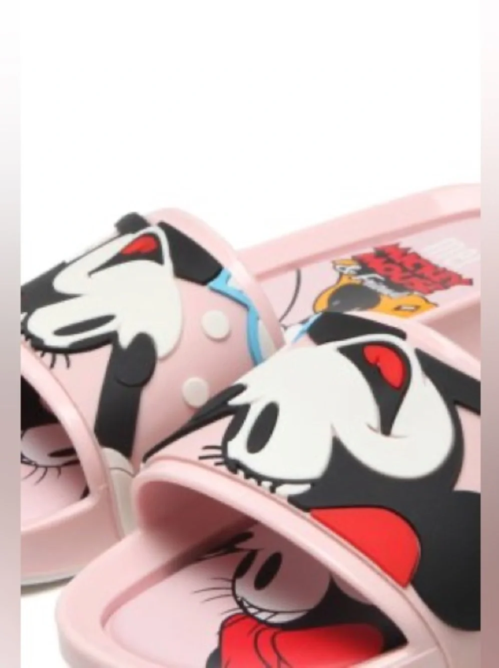 Mini Melissa Disney Minnie Mouse Slides Pink size 3